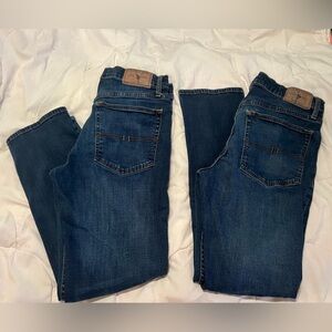 U.S. Polo Assn. Dark Blue Denim Jeans-2 pair. 32 x 30
